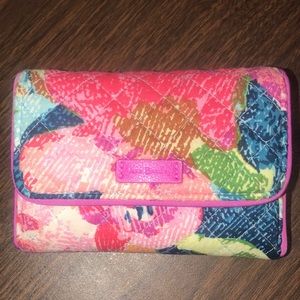 Colorful Vera Bradley foldable wallet in new condition